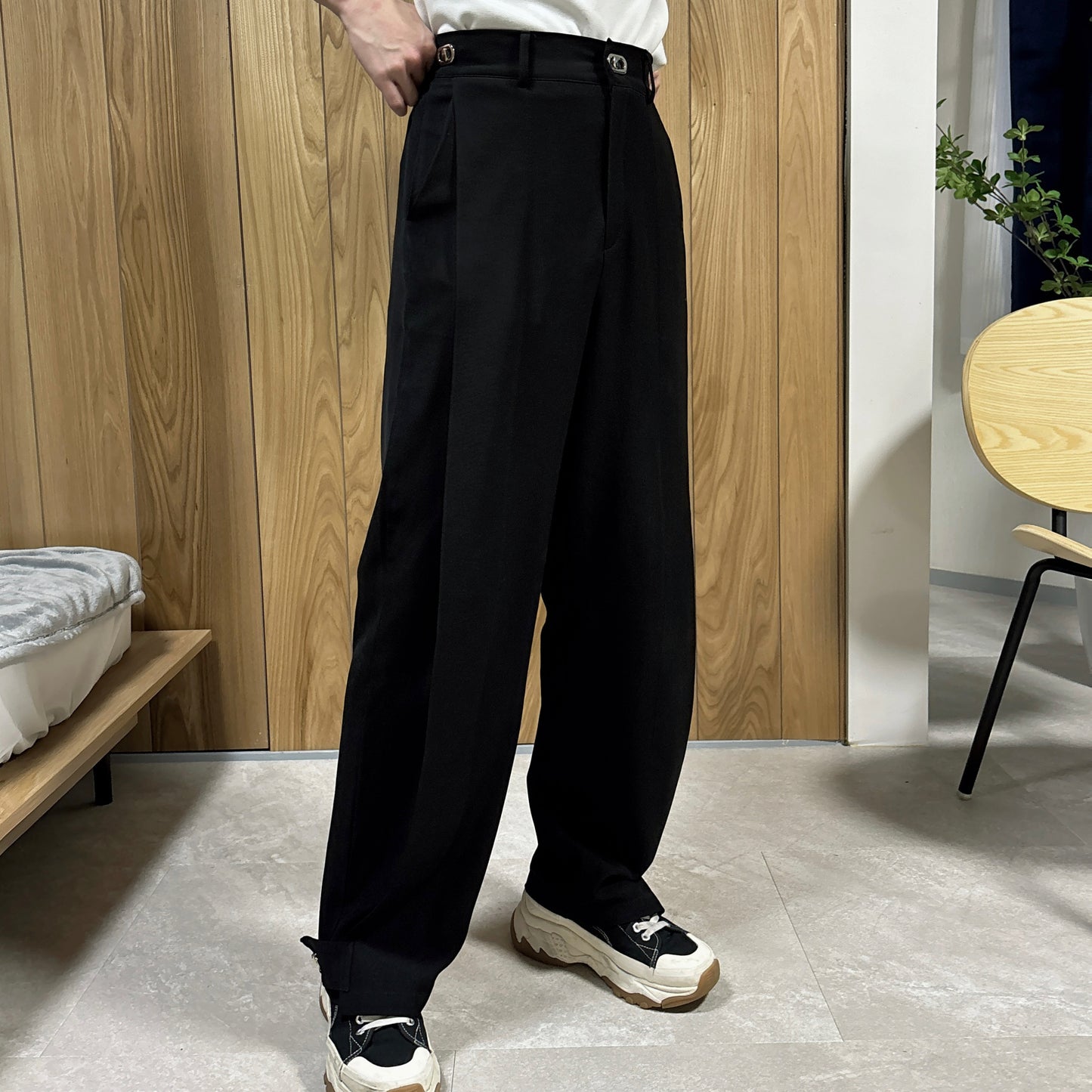 metal buckle slacks (ご予約商品)