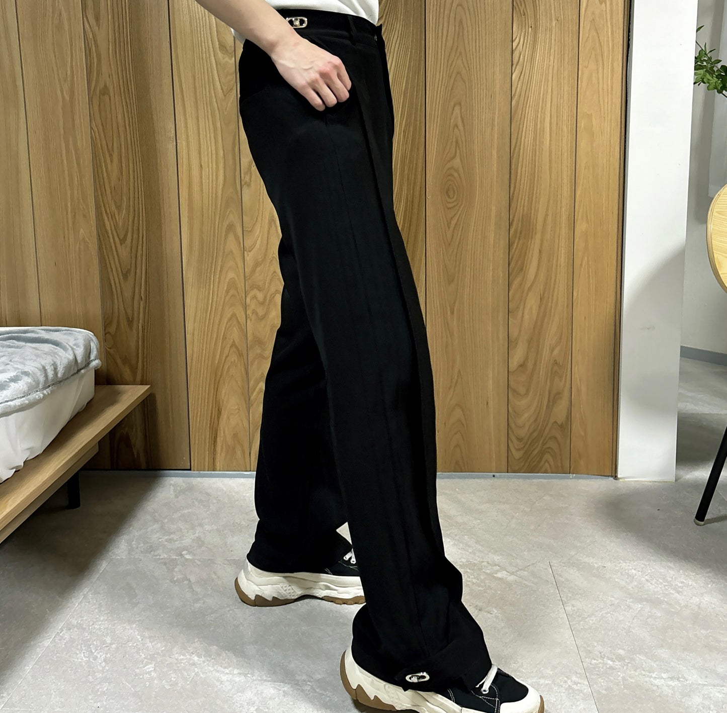 metal buckle slacks (ご予約商品)