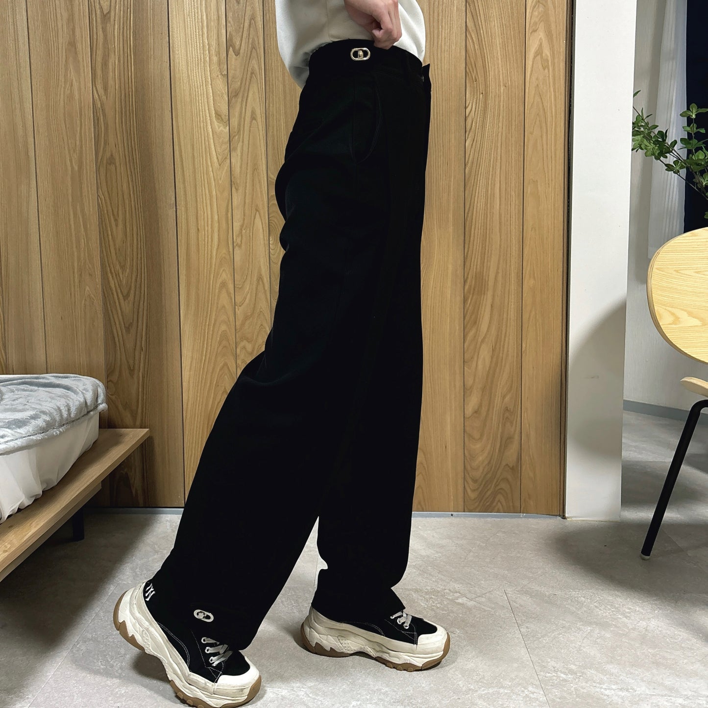 metal buckle slacks (ご予約商品)